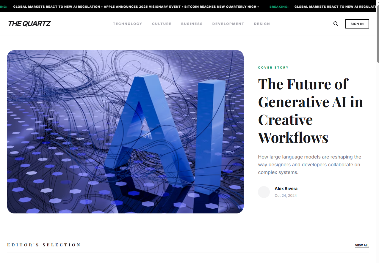 Modern Business Theme